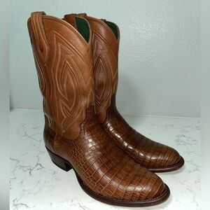 Tecovas Caiman Leather Limited Edition Cowboy Boots